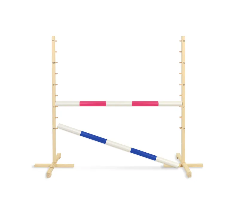 Przeszkoda Skokowa Do Hobby Horse 120cm, Dwie Belki TUM-TUM - Różowa