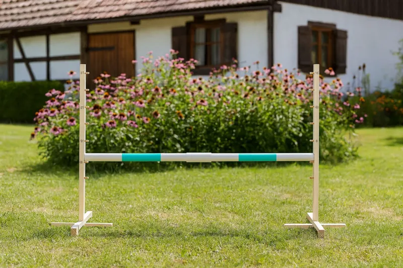 Przeszkoda Skokowa Do Hobby Horse 160cm, H-120 cm, Belka TUM-TUM - Miętowa