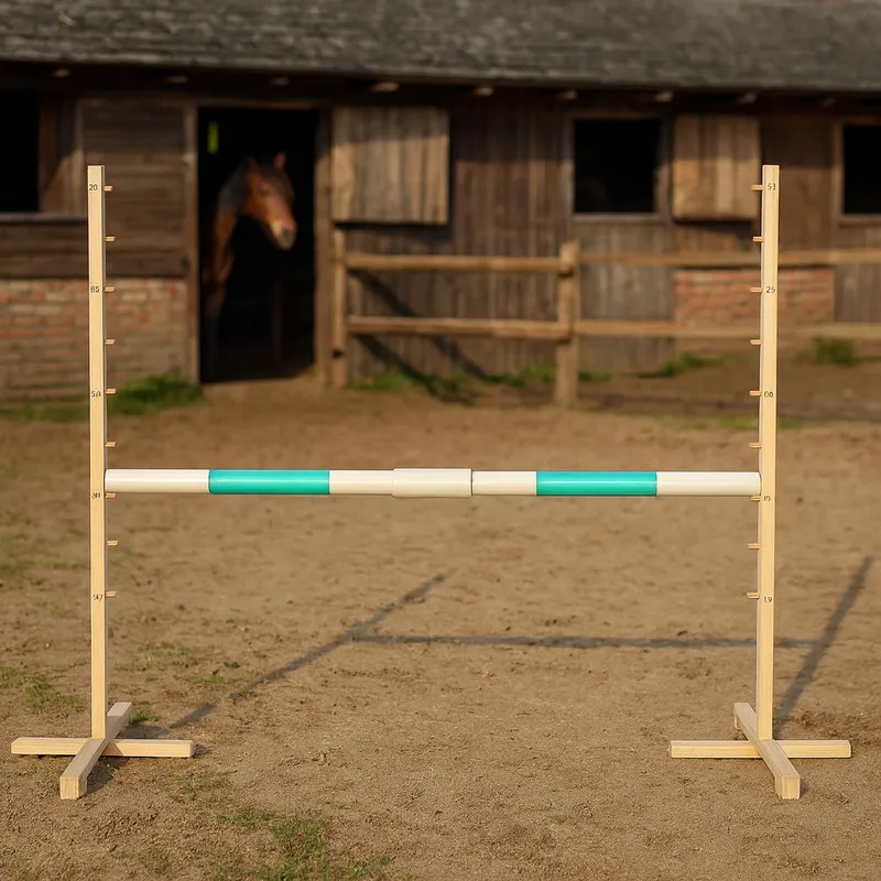 Przeszkoda Skokowa Do Hobby Horse 160cm, H-120 cm, Belka TUM-TUM - Miętowa