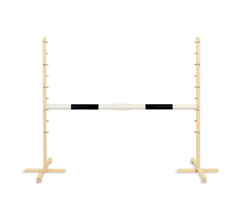 Przeszkoda Skokowa Do Hobby Horse 160cm, H-120 cm, Belka TUM-TUM - Czarna