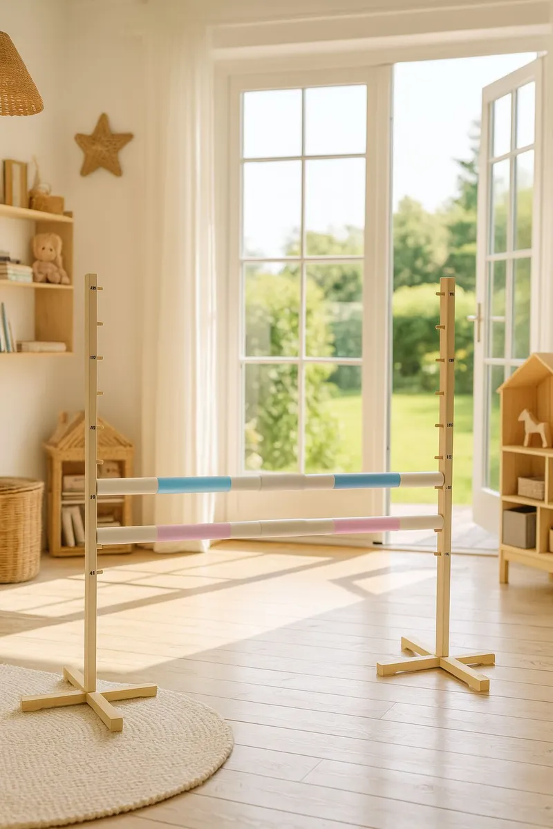 Przeszkoda Skokowa Do Hobby Horse 160cm, H-120 cm, Dwie Belki TUM-TUM