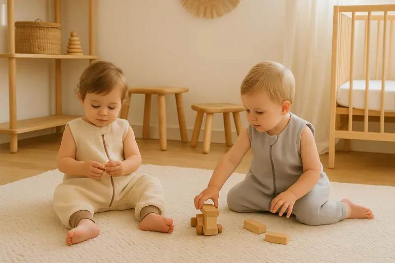 Muślinowy Śpiworek Dla Dzieci Nogawkami 9-24 Mcy Letni Tog 1.0 TUM-TUM