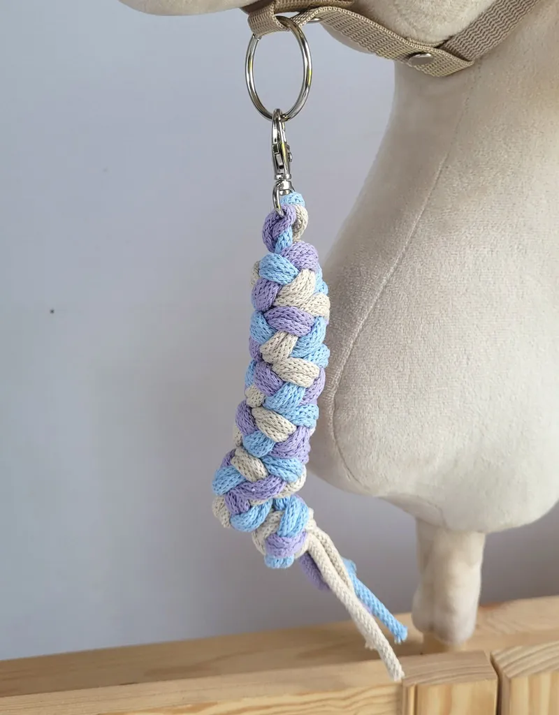Uwiąz Dla Konia Hobby Horse Pleciony Ze Sznurka Fiolet/ Błękit/ TUM-TUM