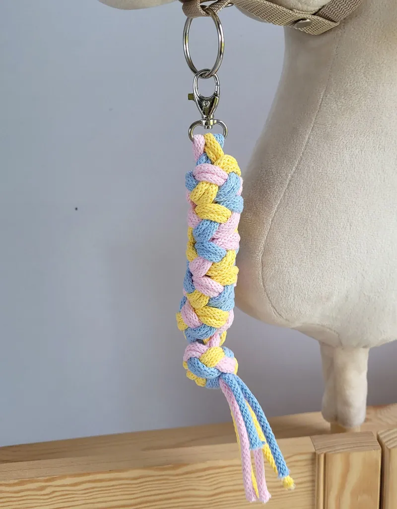 Uwiąz Dla Konia Hobby Horse Pleciony Ze Sznurka Błękit/ Jasny TUM-TUM