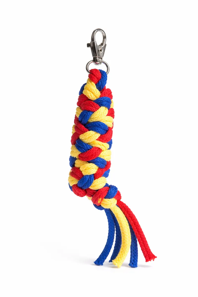 Uwiąz Dla Konia Hobby Horse Pleciony Ze Sznurka Czerwony/ TUM-TUM - Żółty
