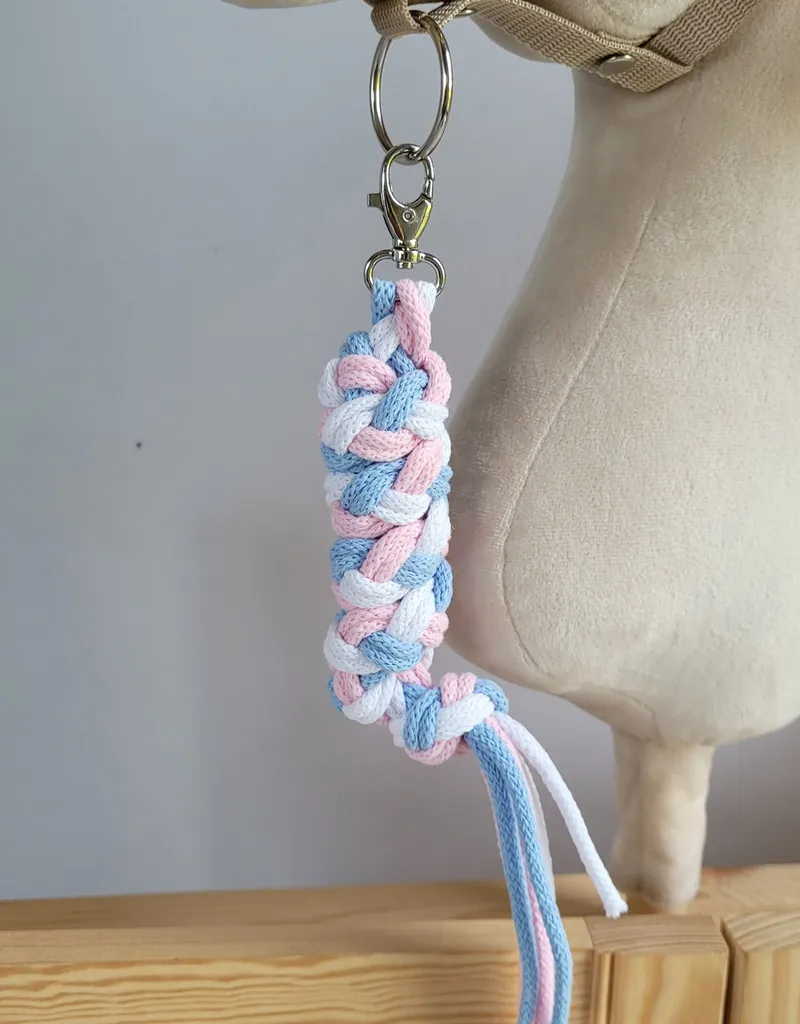Uwiąz Dla Konia Hobby Horse Pleciony Ze Sznurka Błękit/ Jasny TUM-TUM