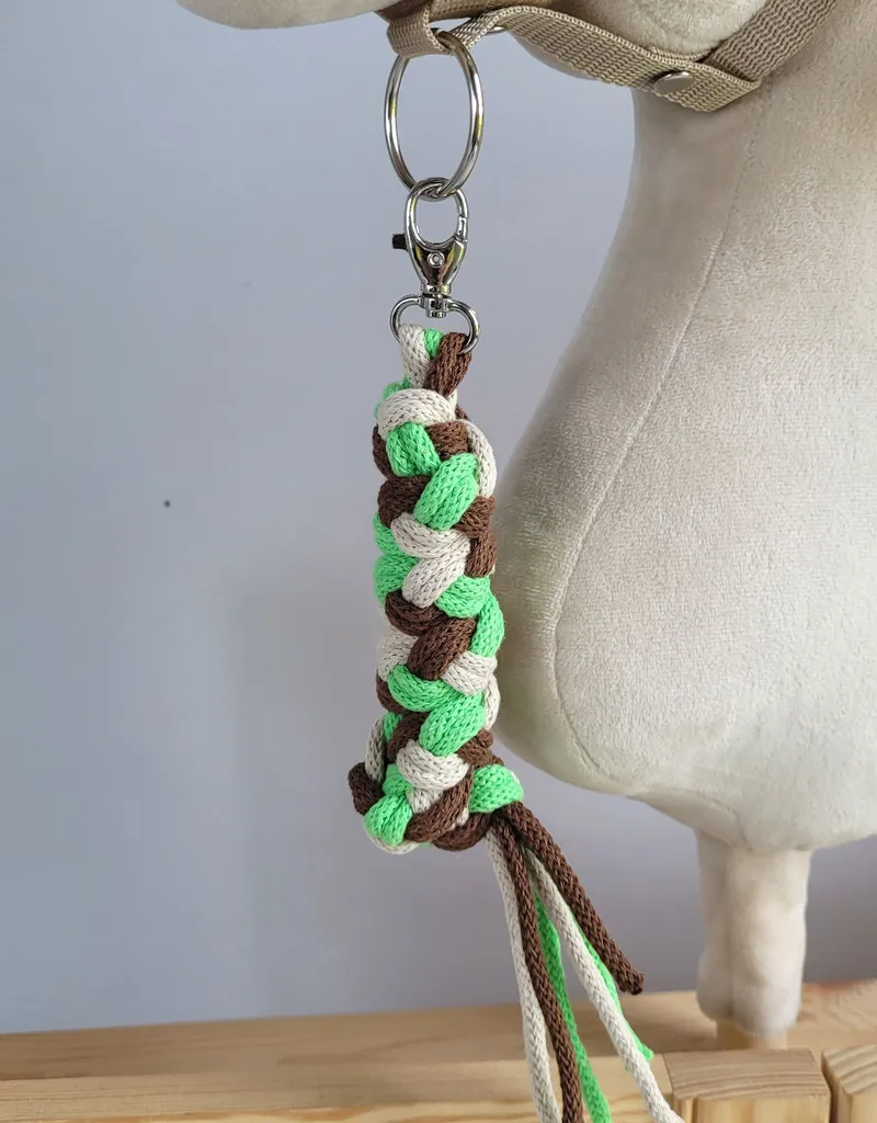 Uwiąz Dla Konia Hobby Horse Pleciony Ze Sznurka Jasny Zielony/ TUM-TUM