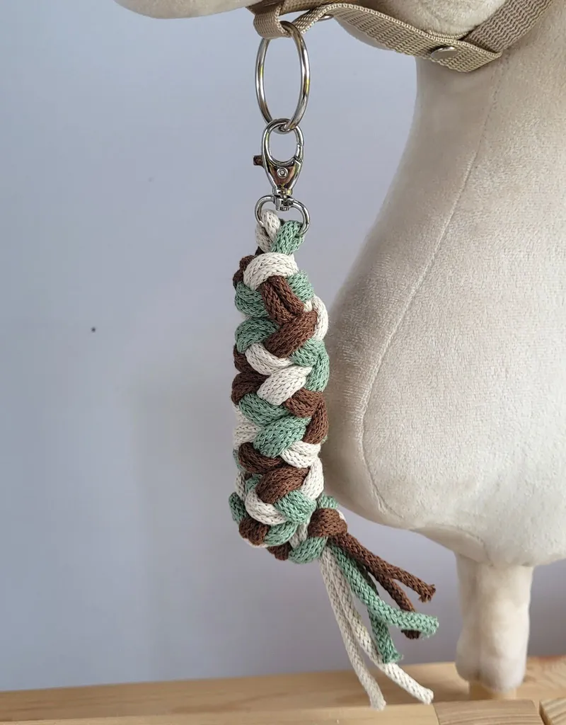 Uwiąz Dla Konia Hobby Horse Pleciony Ze Sznurka Pistacja/ Brąz/ TUM-TUM