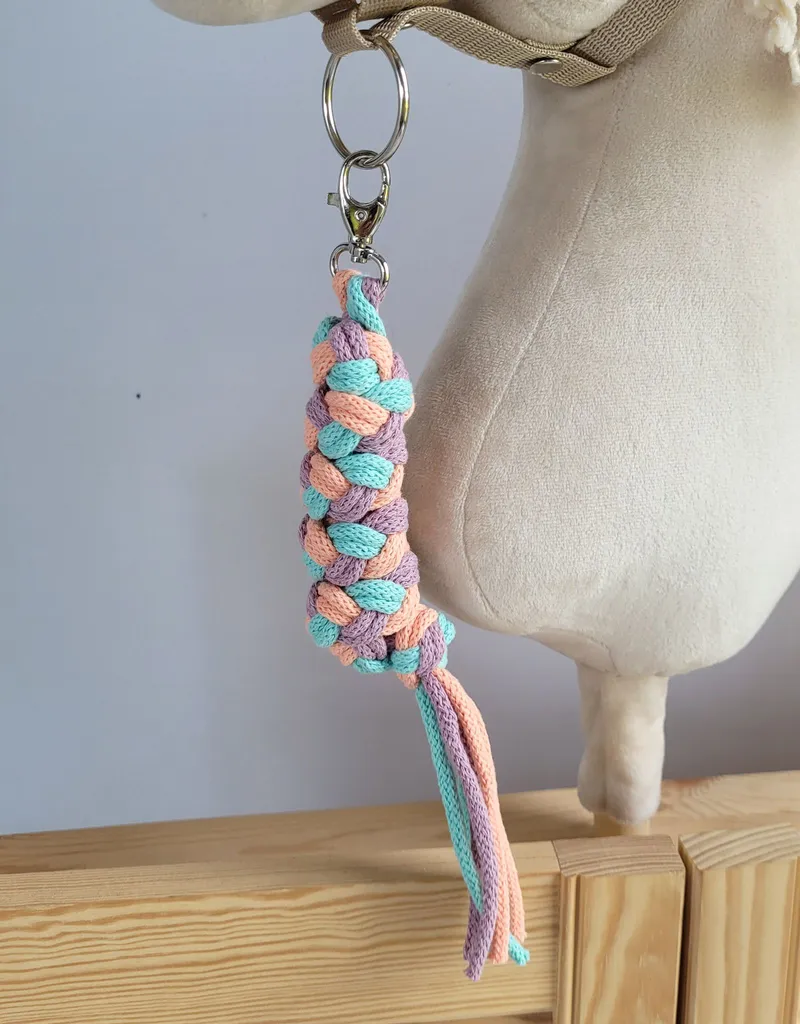 Uwiąz Dla Konia Hobby Horse Pleciony Ze Sznurka Mięta/ Lawenda/ TUM-TUM