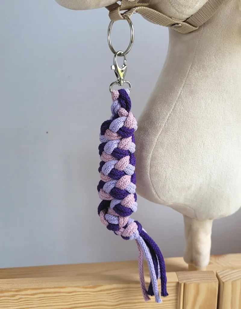 Uwiąz Dla Konia Hobby Horse Pleciony Ze Sznurka Fiolet/ Ciemny TUM-TUM