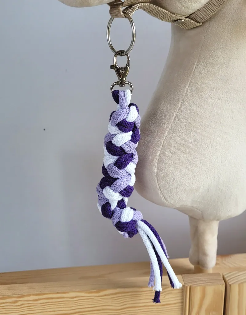 Uwiąz Dla Konia Hobby Horse Pleciony Ze Sznurka Fiolet/ Ciemny TUM-TUM