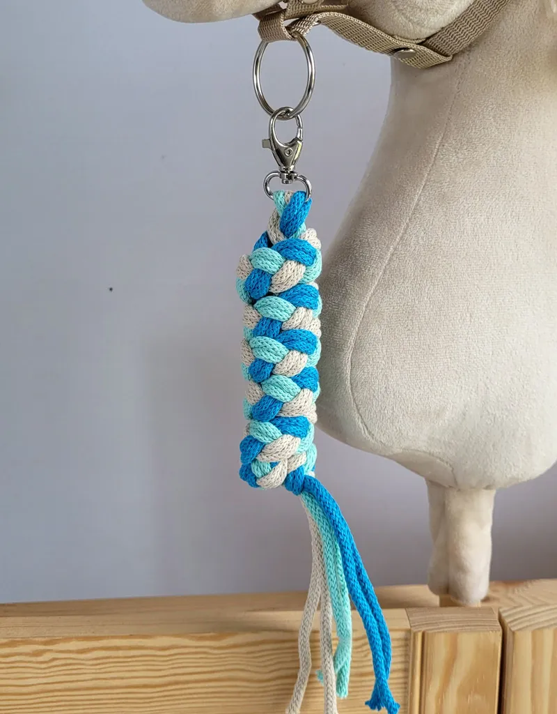 Uwiąz Dla Konia Hobby Horse Pleciony Ze Sznurka Mięta/ Turkus/ TUM-TUM