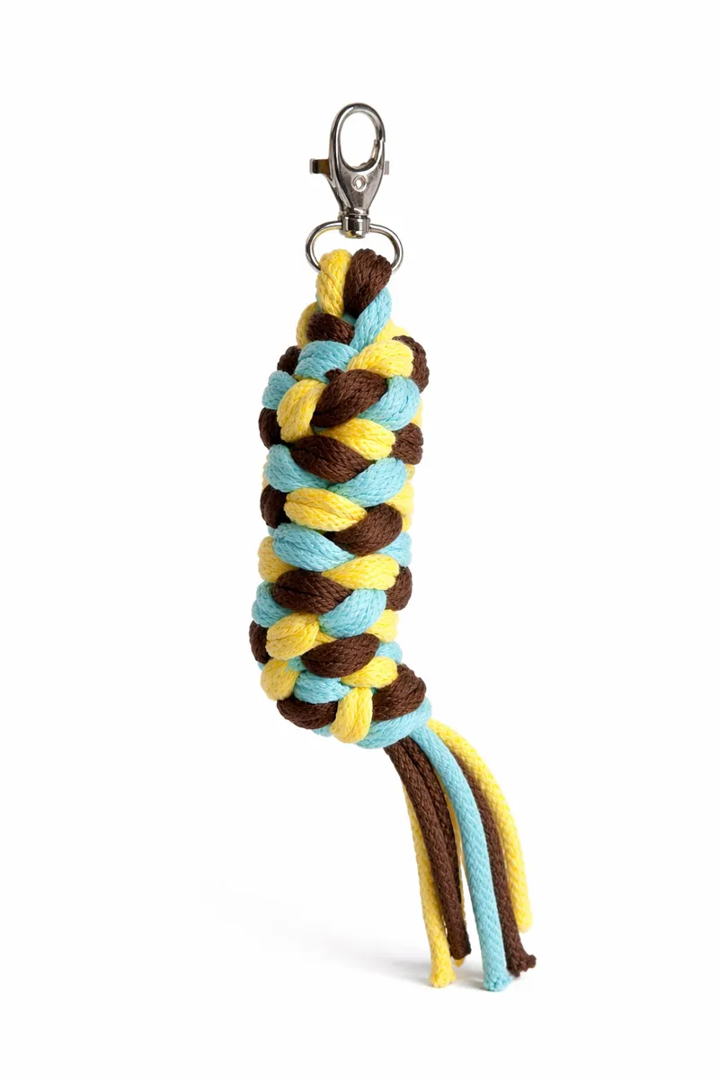 Uwiąz Dla Konia Hobby Horse Pleciony Ze Sznurka Żółty/ Mięta/ TUM-TUM