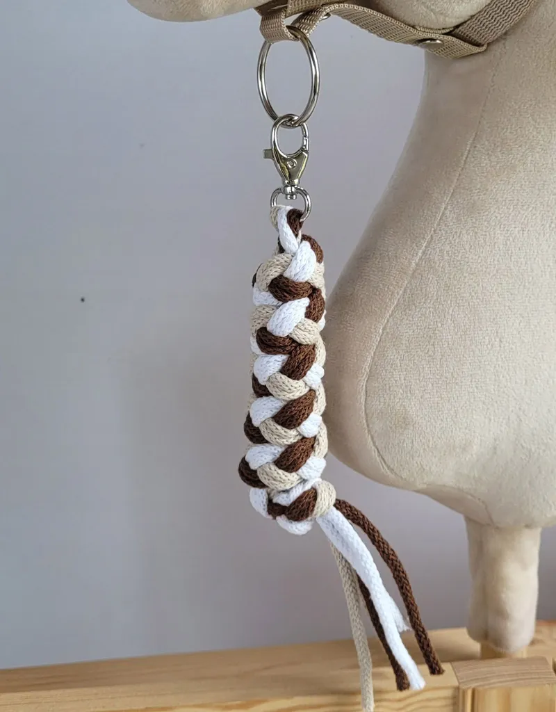 Uwiąz Dla Konia Hobby Horse Pleciony Ze Sznurka Jasny Beż/ Brąz/ TUM-TUM