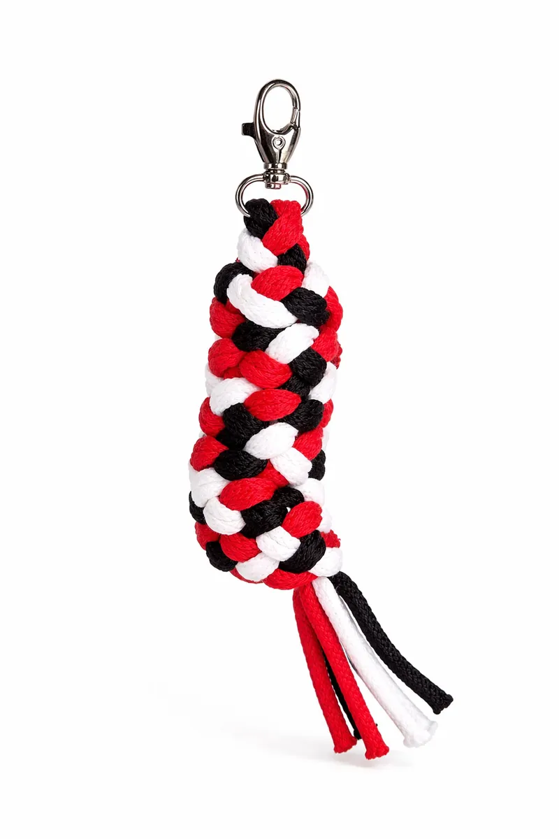 Uwiąz Dla Konia Hobby Horse Pleciony Ze Sznurka Czerwony/ Biały/ TUM-TUM