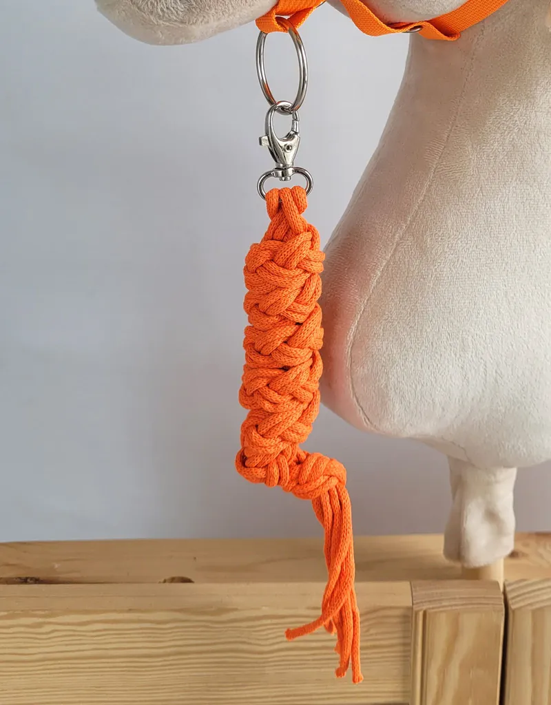 Uwiąz Dla Konia Hobby Horse Pleciony Ze Sznurka Neon Orange TUM-TUM