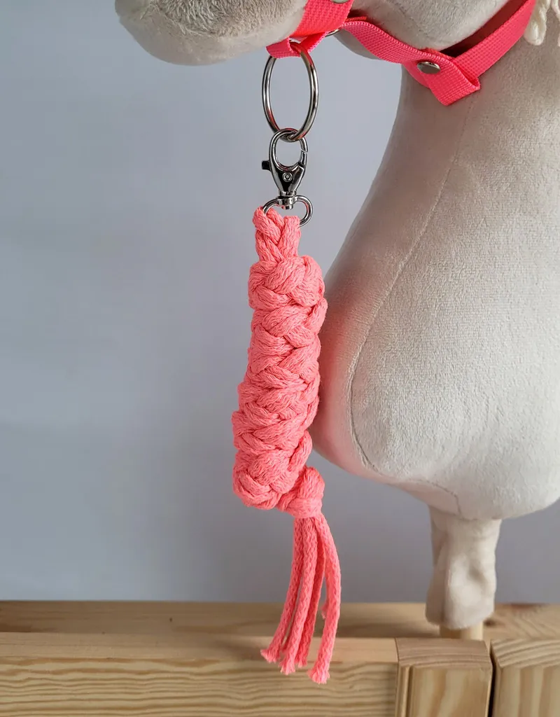 Uwiąz Dla Konia Hobby Horse Pleciony Ze Sznurka Neon Pink TUM-TUM