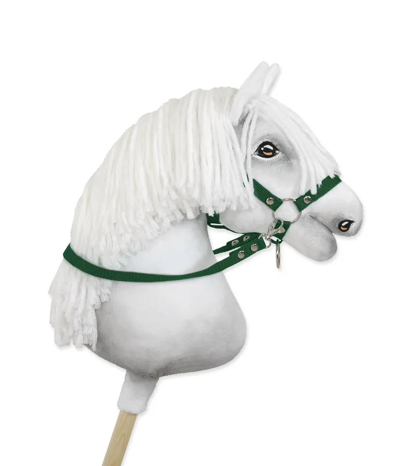 Wodze Dla Konia Hobby Horse Butelkowa Zieleń TUM-TUM