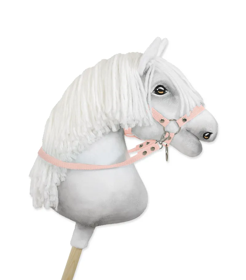 Wodze Dla Konia Hobby Horse Pudrowy Róż TUM-TUM