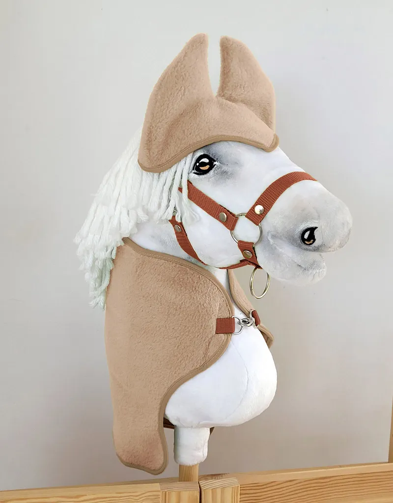 Zestaw Dla Hobby Horse A3: Polarowa Derka Nauszniki Camel TUM-TUM