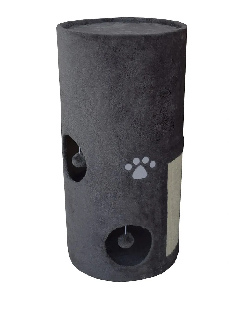 Drapak Tuba Wieża Dla Kota Siwy Plusz Sizal ZOOJOY 78 cm