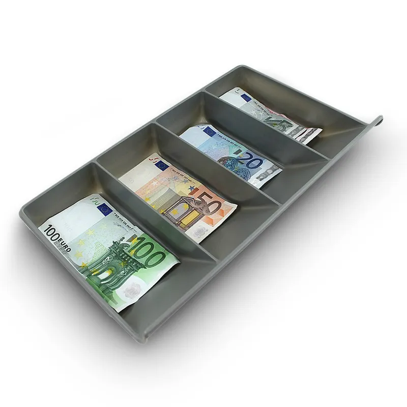 Kasetka Na Pieniądze 35 cm Kolor Bilon Euro SELLTEO Marbella - Szary