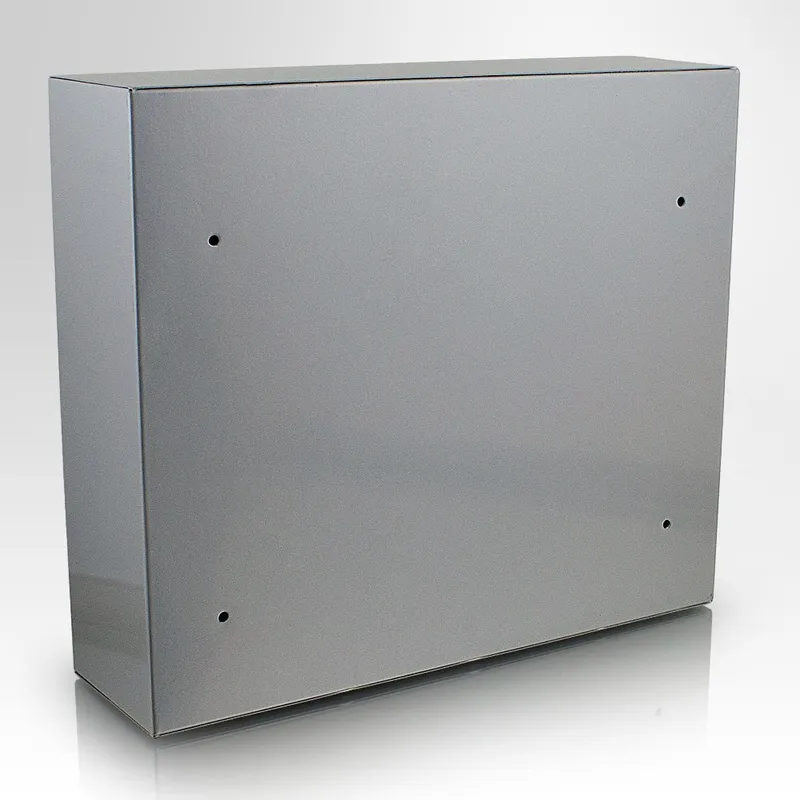 Skrzynka Pocztowa Na Listy Ciemno 360 x 310 x 105 mm GARDIVA Flux - Szara