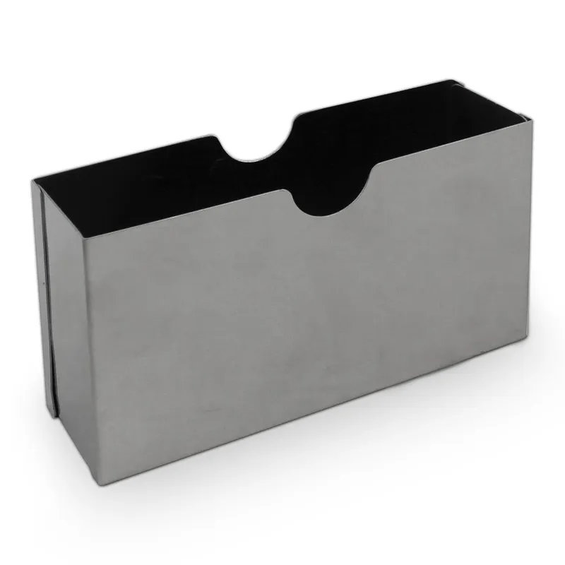 Popielniczka Ścienna Zamykana Stalowa SELLTEO Apex 20 x 15 x 6 cm - Srebrna