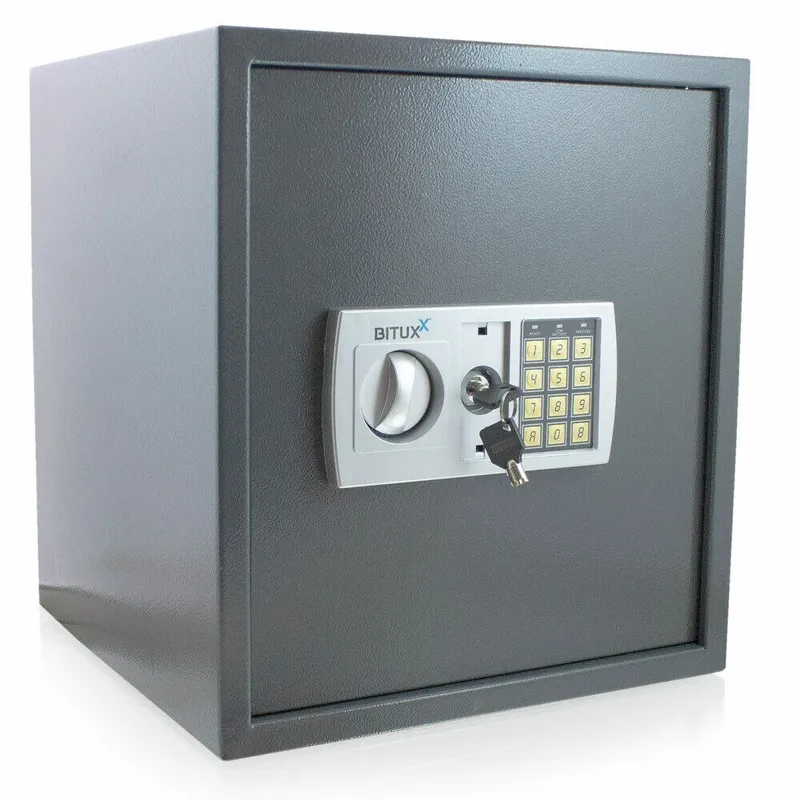 Sejf Domowy Elektroniczny 13 kg SELLTEO Rimini Z Kluczem - Grafitowy