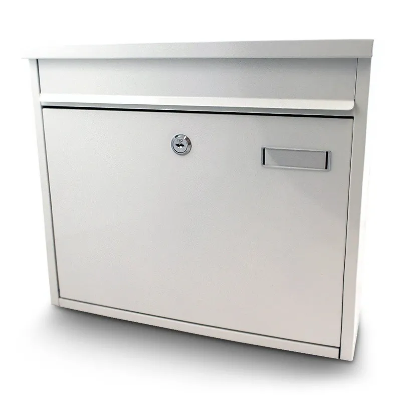 Skrzynka Pocztowa Na Listy Metalowa GARDIVA Flux 360 x 320 mm - Biała