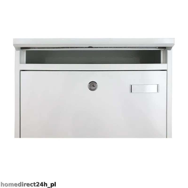 Skrzynka Pocztowa Na Listy Metalowa GARDIVA Flux 360 x 320 mm - Biała