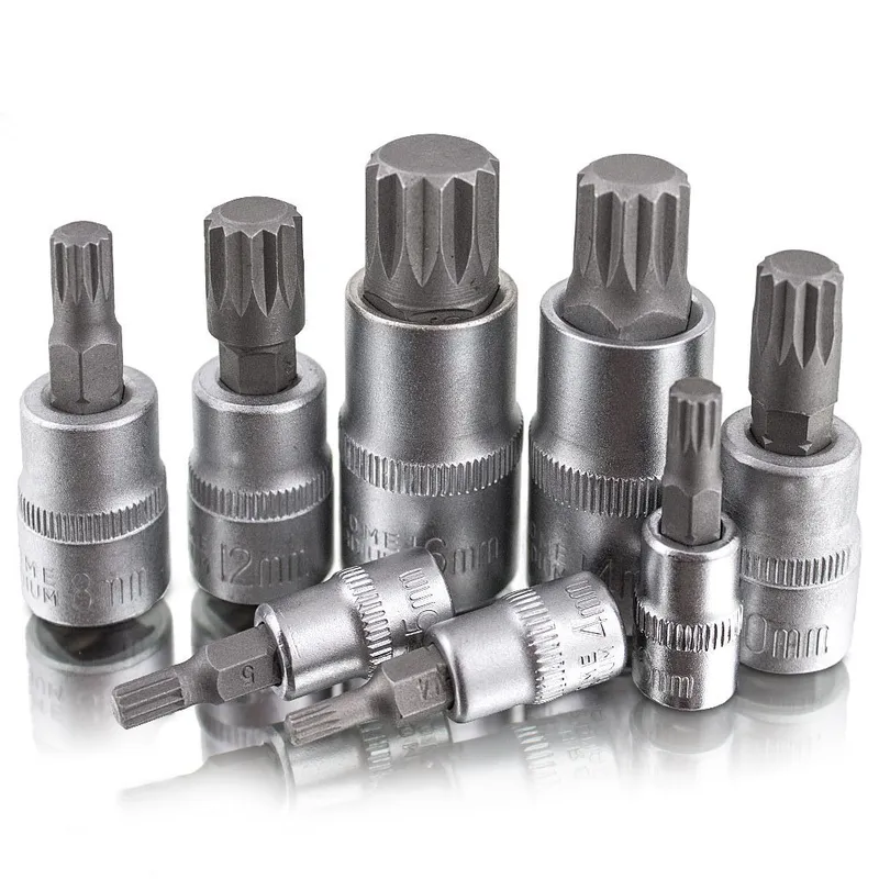 Zestaw Bitów TORX Stal Chromowo-Wanadowa 8 szt SELLTEO Leon