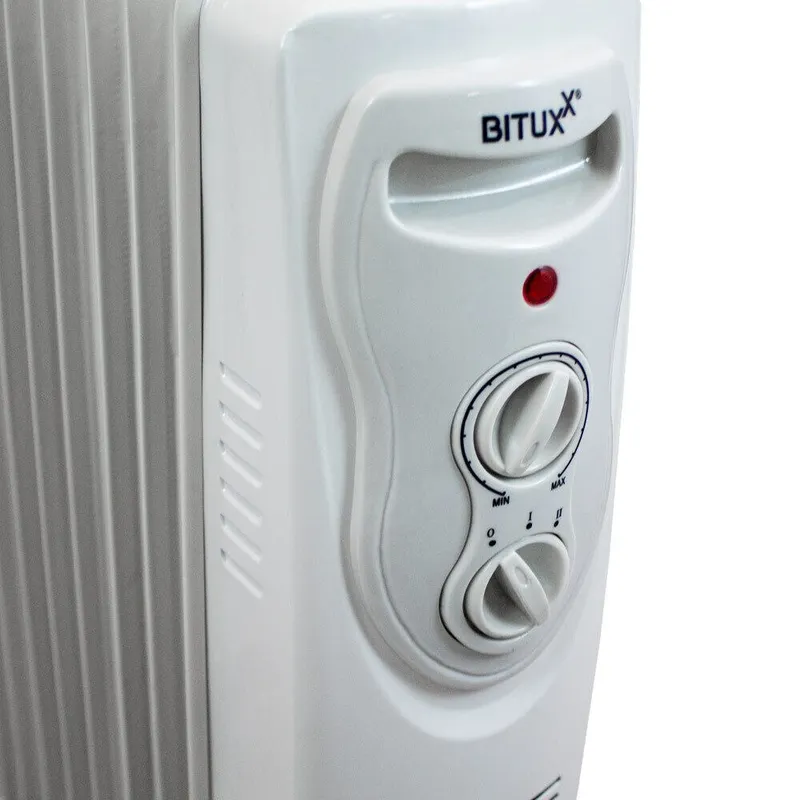 Elektryczny Grzejnik Olejowy 2000 w 9 Żeber SELLTEO Toledo - Biały