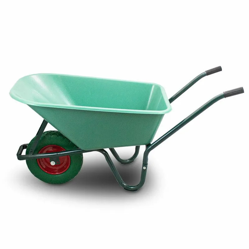 Taczka Ogrodowa 100 l Misa PVC Koło PU GARDIVA Jorn - Zielona