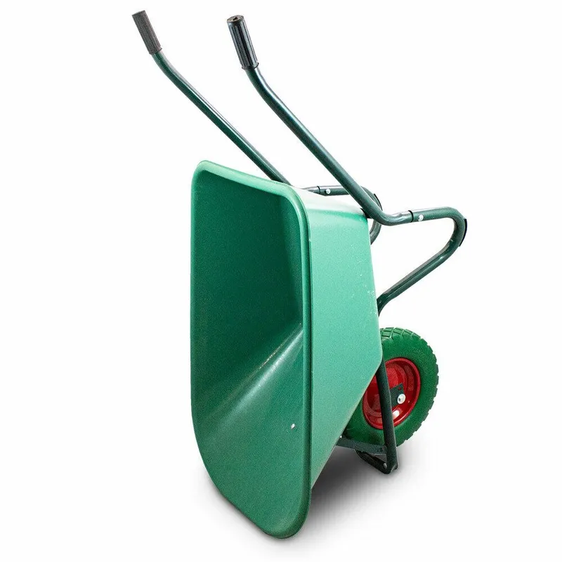 Taczka Ogrodowa 100 l Misa PVC Koło PU GARDIVA Jorn - Zielona