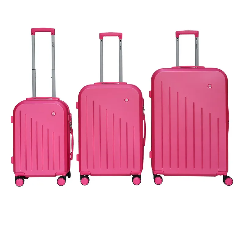 Zestaw Walizek Podróżnych ABS 3 szt MOVEMANIA Lonar 77 x 49 x 30 cm - Różowy