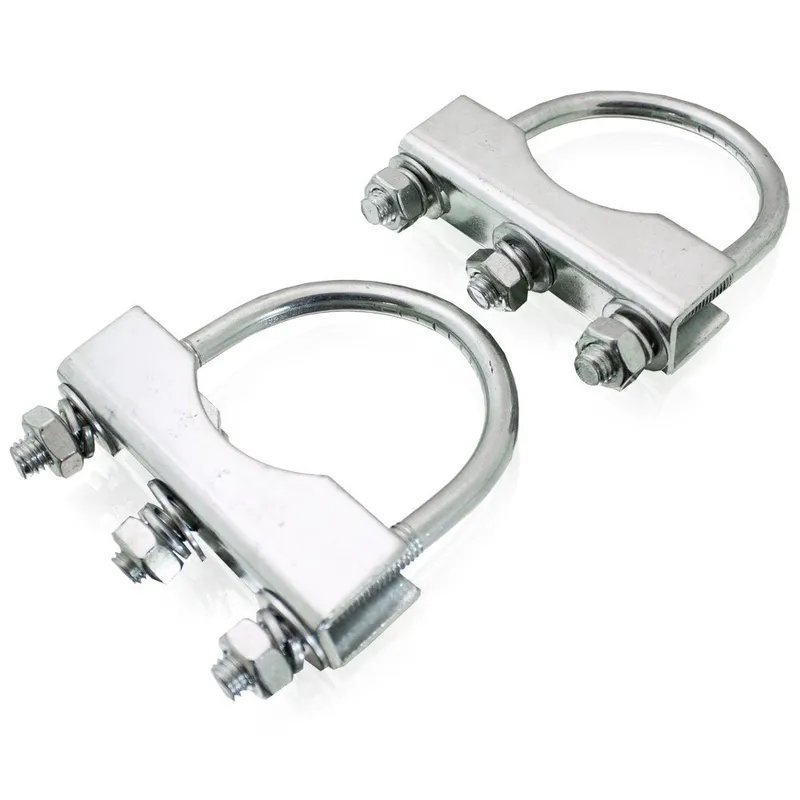 Komplet 2 Zacisków Do Przyczepy Rury 60 mm Metalowe Mocowanie SELLTEO