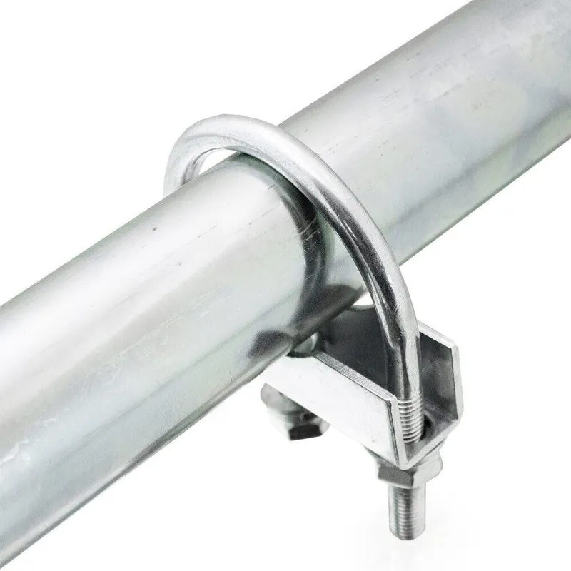 Komplet 2 Zacisków Do Przyczepy Rury 60 mm Metalowe Mocowanie SELLTEO