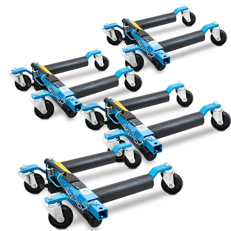 Wózek Manewrowy Hydrauliczny Pod Koła 4 szt SELLTEO Style - Niebieski