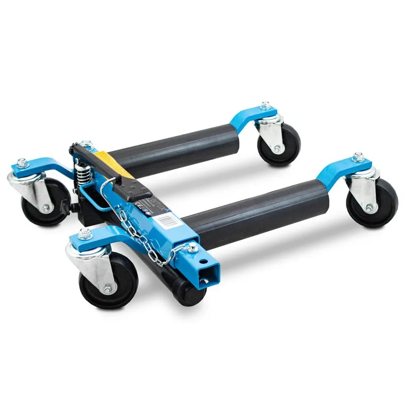 Wózek Manewrowy Hydrauliczny Pod Koła 4 szt SELLTEO Style - Niebieski