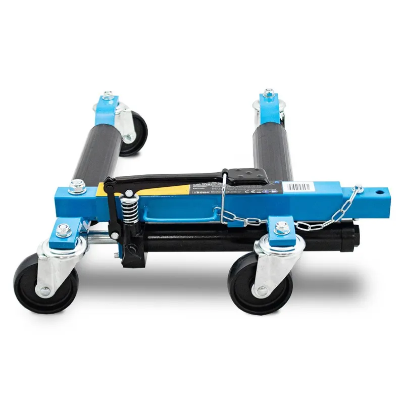 Wózek Manewrowy Hydrauliczny Pod Koła 4 szt SELLTEO Style - Niebieski