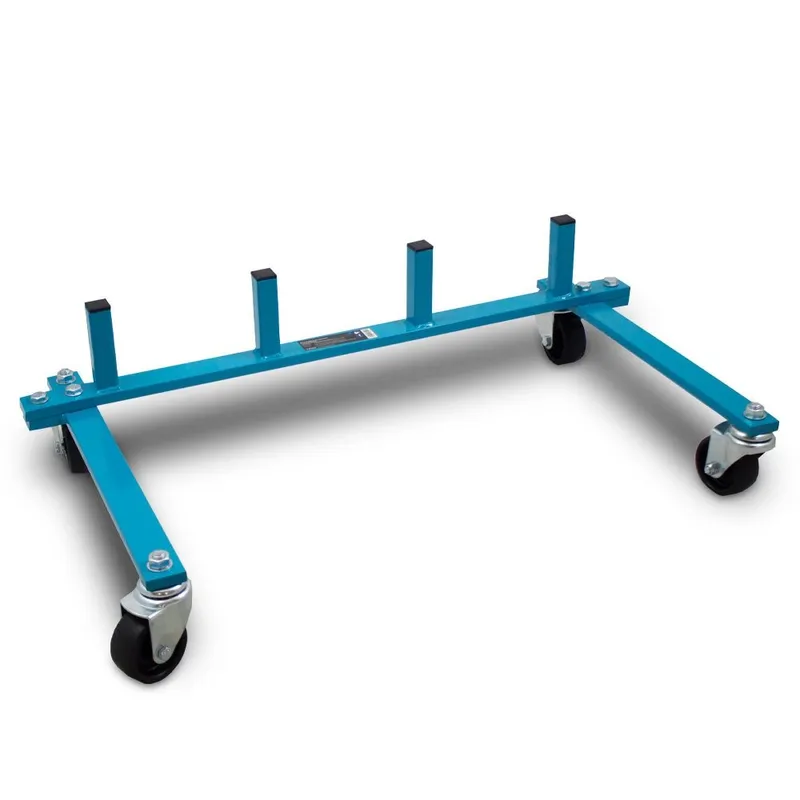 Mobilny Stojak Na Wózki Manewrowe 4 Uchwyty SELLTEO Turn 80 x 47 x 23 cm