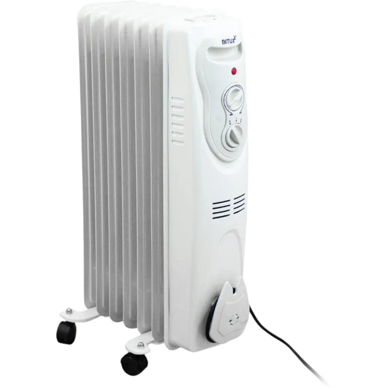 Grzejnik Elektryczny 1500 w 3 Poziomy Mocy Na Kółkach SELLTEO Toledo