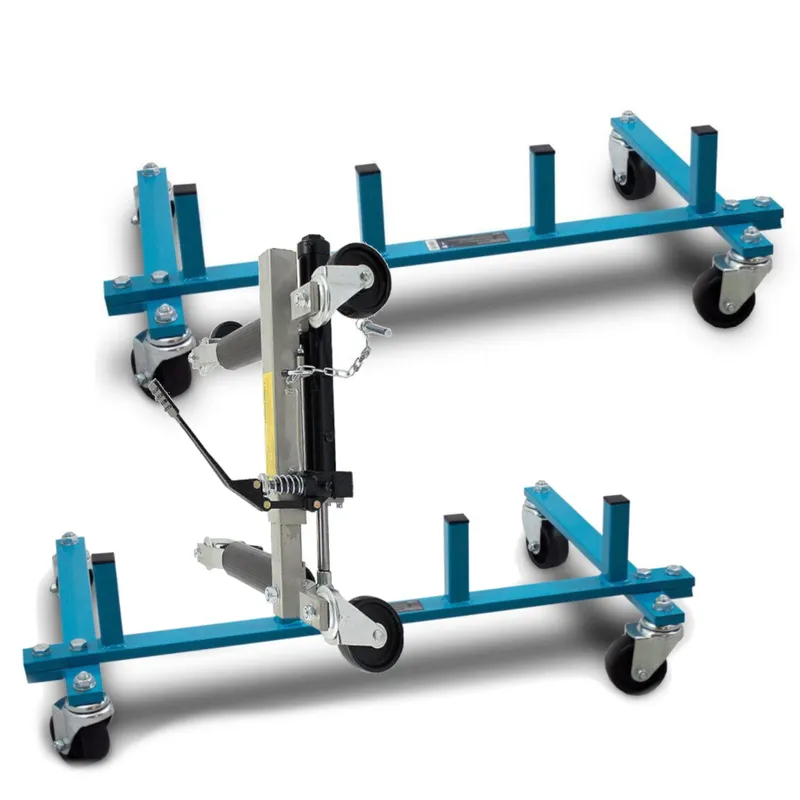 Mobilny Stojak Na Wózki Manewrowe 4 Uchwyty SELLTEO Turn 80 x 47 x 23 cm