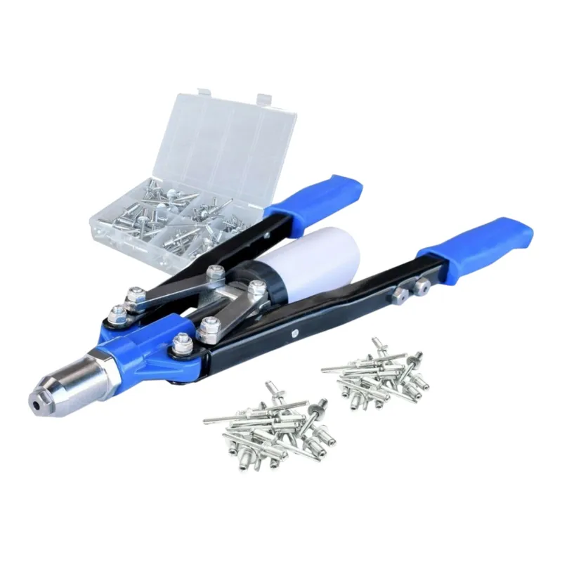 Nitownica Nożycowa Aluminiowa Ergonomiczna Z Zestawem Nitów SELLTEO Savona