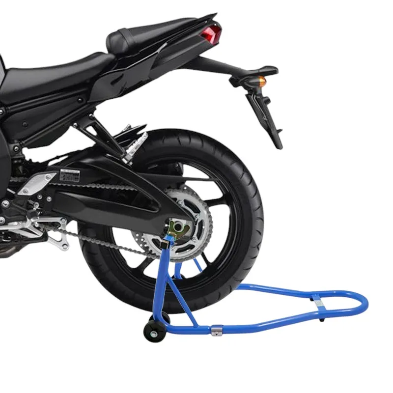 Zestaw Stojaków Podnośniki Do Motocykla Stalowe Niebieskie SELLTEO