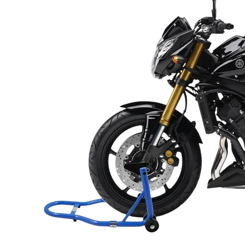 Zestaw Stojaków Podnośniki Do Motocykla Stalowe Niebieskie SELLTEO