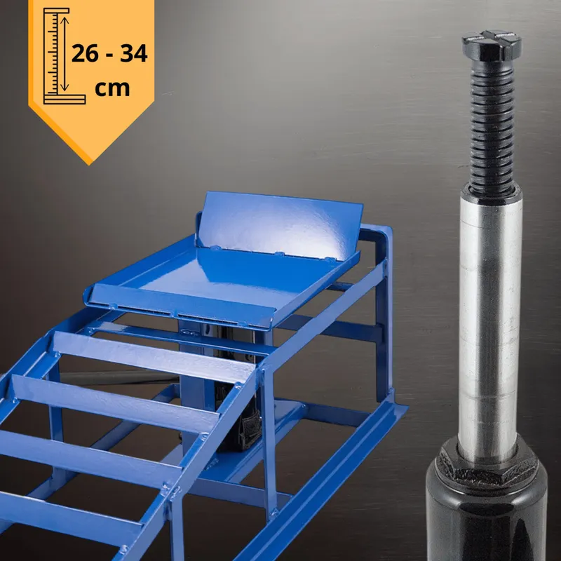 Rampy Najazdowe Stalowe Hydrauliczne 2 x 2000 kg SELLTEO Pistoia