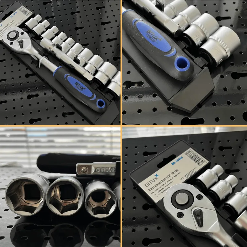 Zestaw Narzędzi 12w1 Grzechotka 1/2 Cala Nasadki 10-24 mm SELLTEO Way