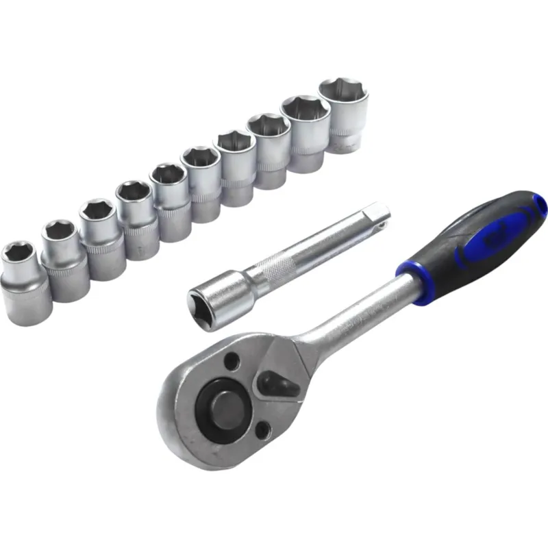 Zestaw Narzędzi 12w1 Grzechotka 1/2 Cala Nasadki 10-24 mm SELLTEO Way